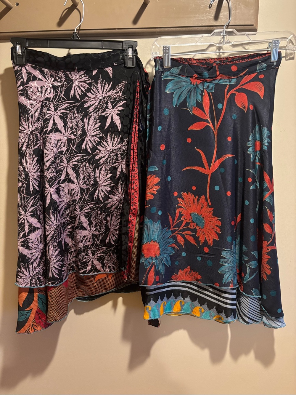 Floral Panel Set of Two Magic Skirts
